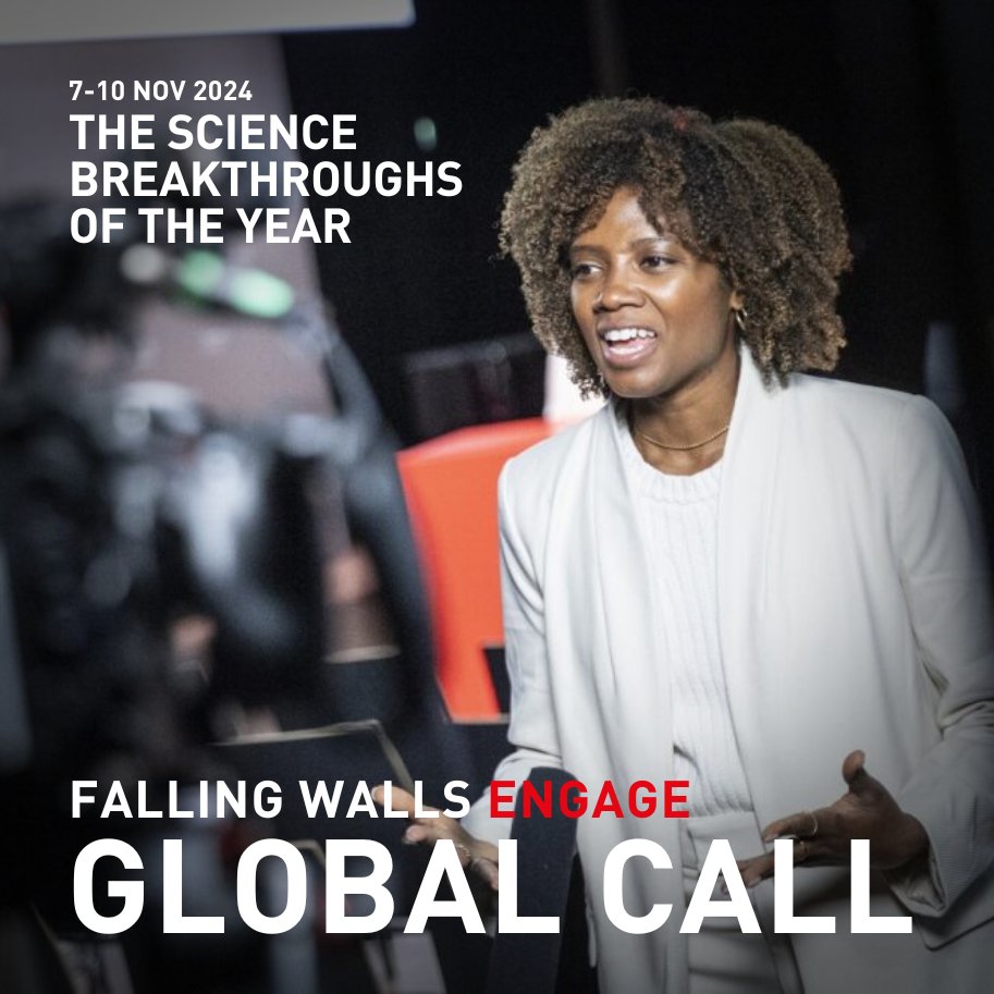 📢 Time's running out to become our next #FallingWalls #ScienceBreakthrough of 2024 in #ScienceEngagement! 🚀 Don't miss this opportunity and apply now or nominate a deserving initiative before it's too late: bit.ly/42ooUO6 📷 @FWEngage Breakthrough 2023: @yamileebeach