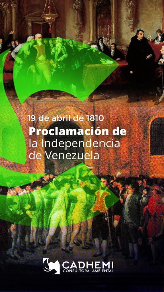 cadhemi's tweet photo. #19Abril Hace 214 años fue proclamada nuestra independencia, día que marcó un hito en el proceso emancipador de #Venezuela. https://t.co/PXuxALpc5W