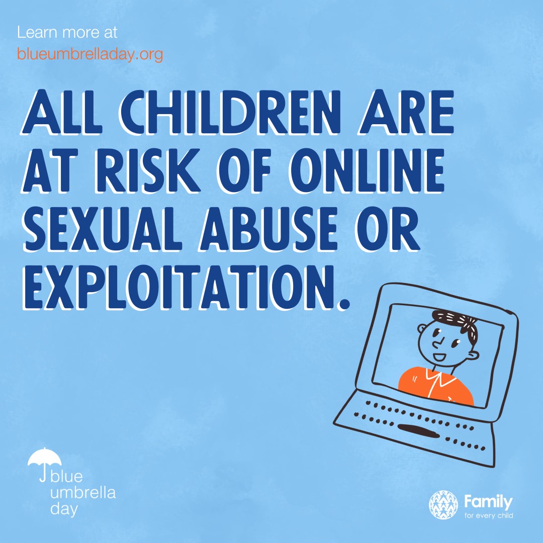 Boys deserve protection too! 👦💙 As we advocate for a safer online environment, let's remember to include measures to safeguard boys from sexual abuse online. 
Do you know you can report CSAM (childpornography) on our hotline ? 
#boystoo #CSA #BlueUmbrellaDay #ProtectBoys