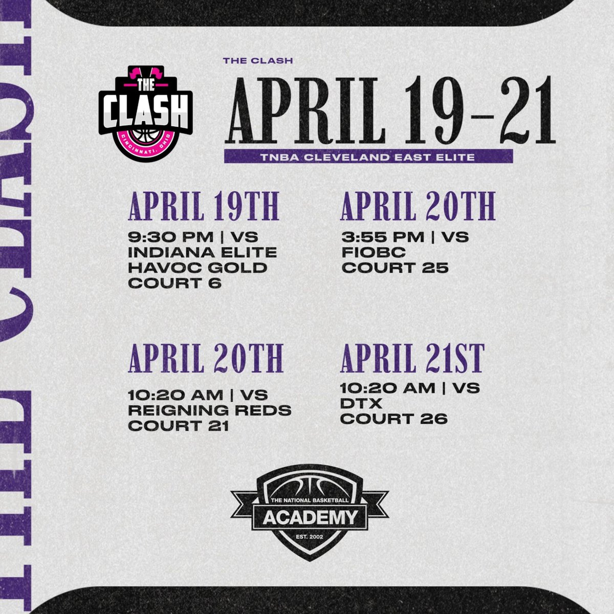 I’m excited to compete this weekend in Cincinnati at the The Clash 🔥