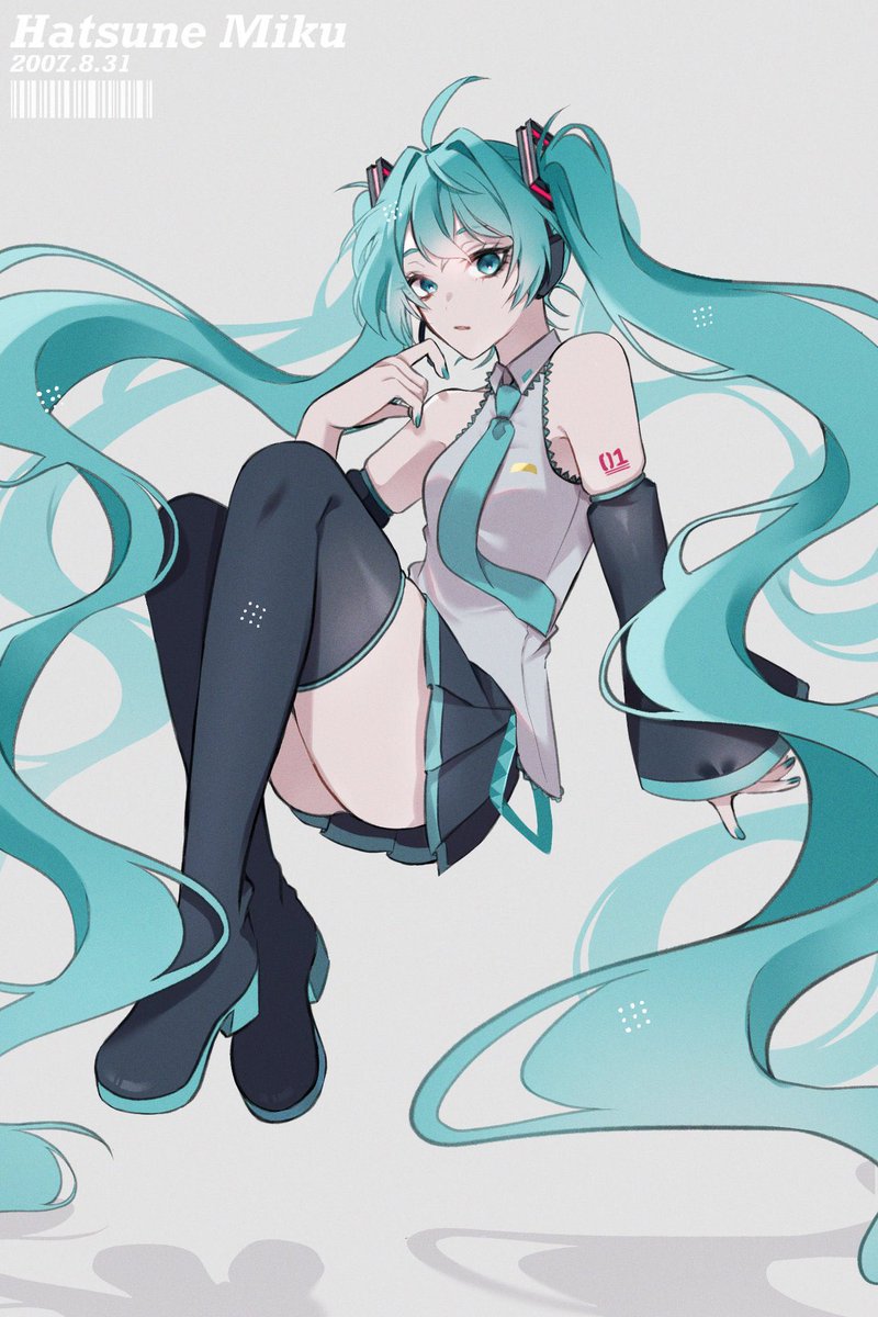 hutami_02's tweet photo. せっかくの再掲チャンスなので🫶
色んな初音ミクを描く人です https://t.co/2btPVpLXpW