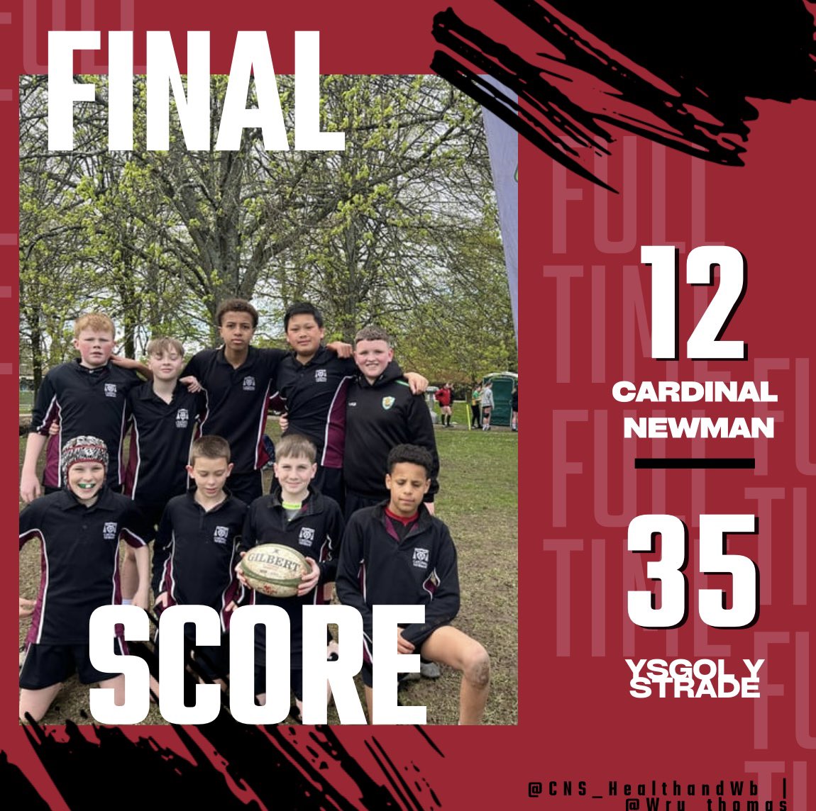 Boys put in a great shift but fell short against a well organised Strade side. @WRU_Thomas @CNSRCT @CnsYear7