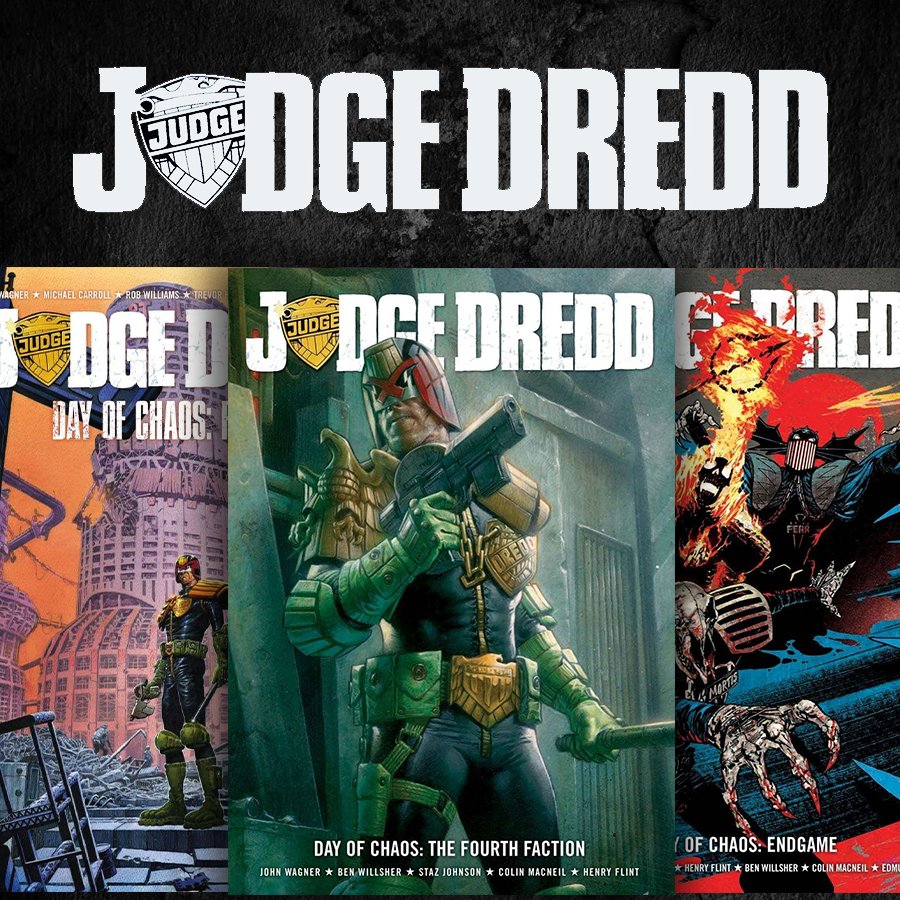 Save 35% with the Judge Dredd: Day Of Chaos bundle deal from @2000AD Get it here: tinyurl.com/bdhn5xrj #comics #comicbooks #judgedredd