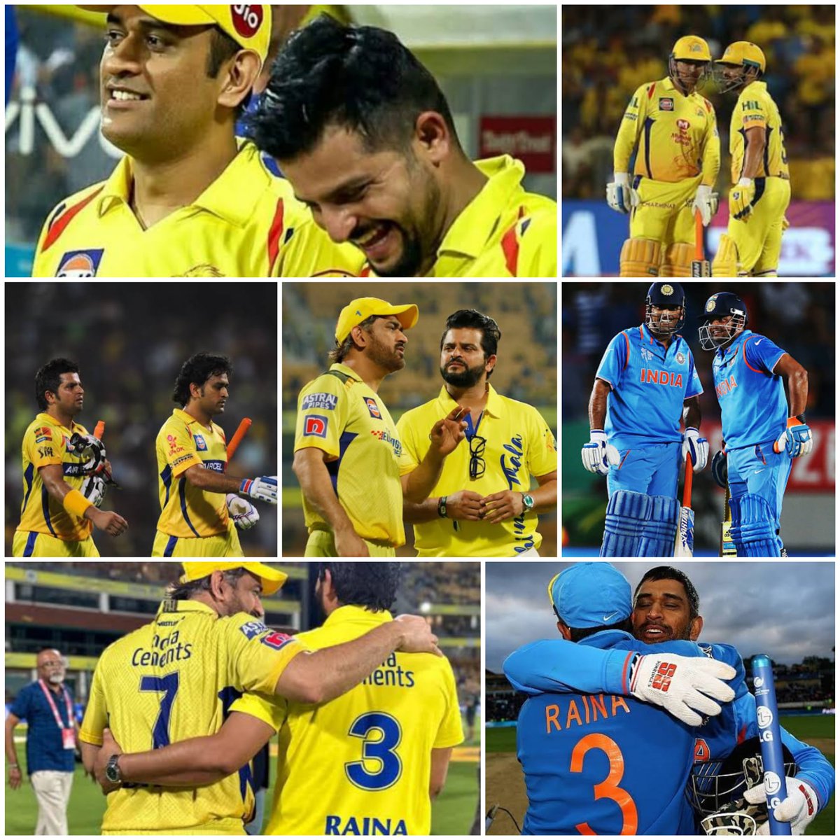 Tera Yaar Hoon Main 🫂
Thala 7️⃣ 3️⃣ Chinna Thala
#MSDhoni . #SureshRaina . #Yellove