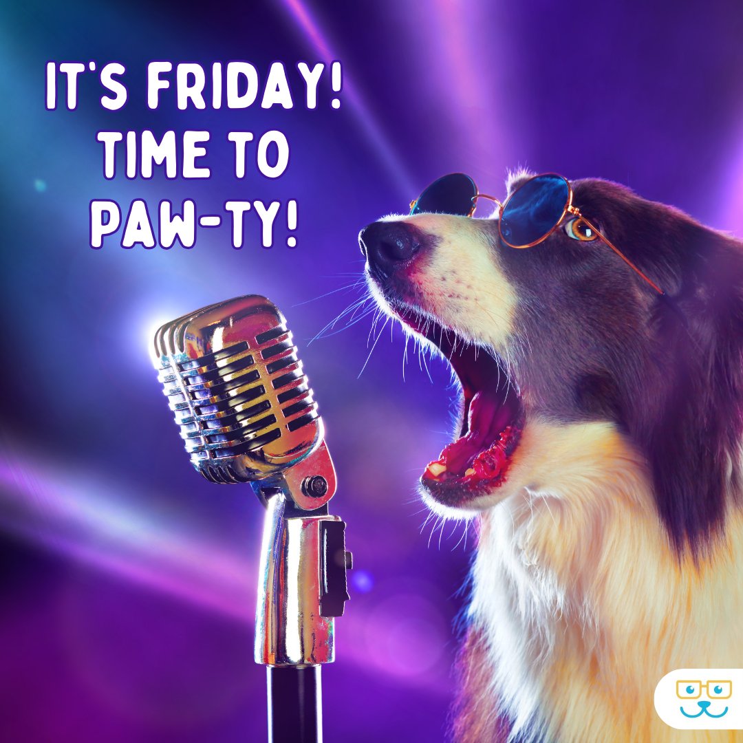 Pawty-ing like a rockstar!🐶🎸  #DogMemes #DogJokes