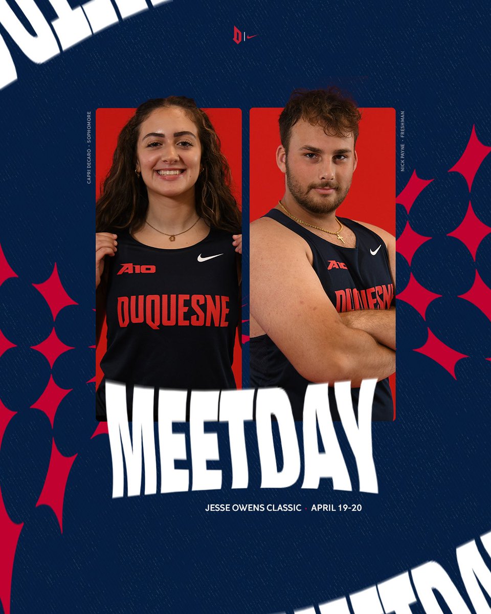 𝙼𝙴𝙴𝚃 𝙳𝙰𝚈 🆚: Jesse Owens Classic 🕛: 12:00 PM 📍: Columbus, OH 📊: bit.ly/3w0DKPE #GoDukes