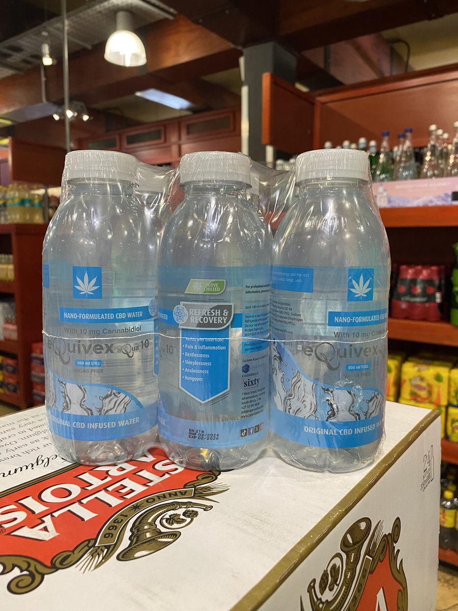 monsieurponto's tweet photo. Equivex CBD Infused Water
#RecoveryWater #HangoverWater
It has been a very busy 2 months, making sure our product is accessible throughout the country. https://t.co/iLMyj0sI6s