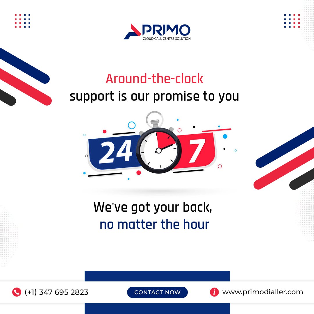 Primodialler's tweet photo. With our unwavering commitment to around-the-clock support, rest easy knowing we've always got your back.

#AlwaysThere #24HourSupport #contactcenter #callcenter #callcentertechnology https://t.co/ZbSJGatM8a