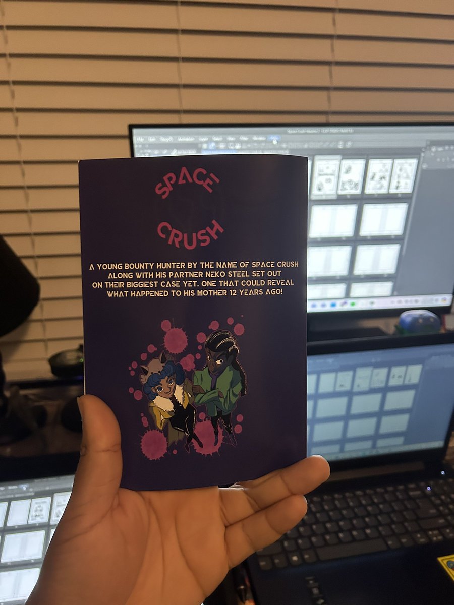 I am the Artist and Writer of the 100% independent and self published Space Crush. A sci-fi/comedy/adventure manga that will take you on a whirlwind and leave you wanting more.