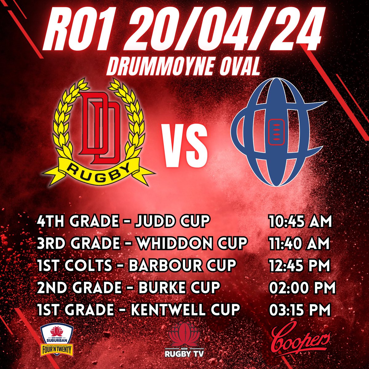 2024 R01 vs <a href="/colleaguesrugby/">Woollahra Colleagues</a>
Streamed on  @nswrugbytv 
#drummoynerugby #dirtyreds #150yearsofrugby #subbiesrugby #rugbyunion #clubrugby #drinkthewine #deeperthanblood