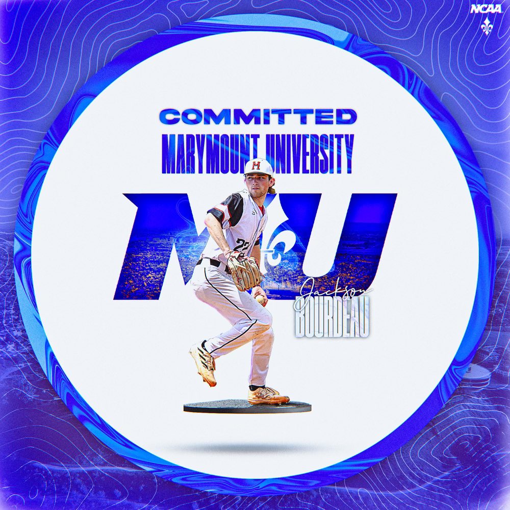 jtbourdeau22's tweet photo. I am excited to announce my commitment to Marymount University to further my academic and athletic career. I’d like to thank my family, coaches, teammates and friends for helping me along the way. @coachpudge8 @MarymountBASE @MVPBaseball_VA https://t.co/GdfdCJTOuC