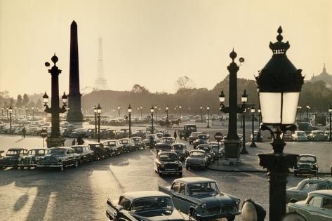 Peter Cornelius. Place de la Concorde Années 1950. Paris