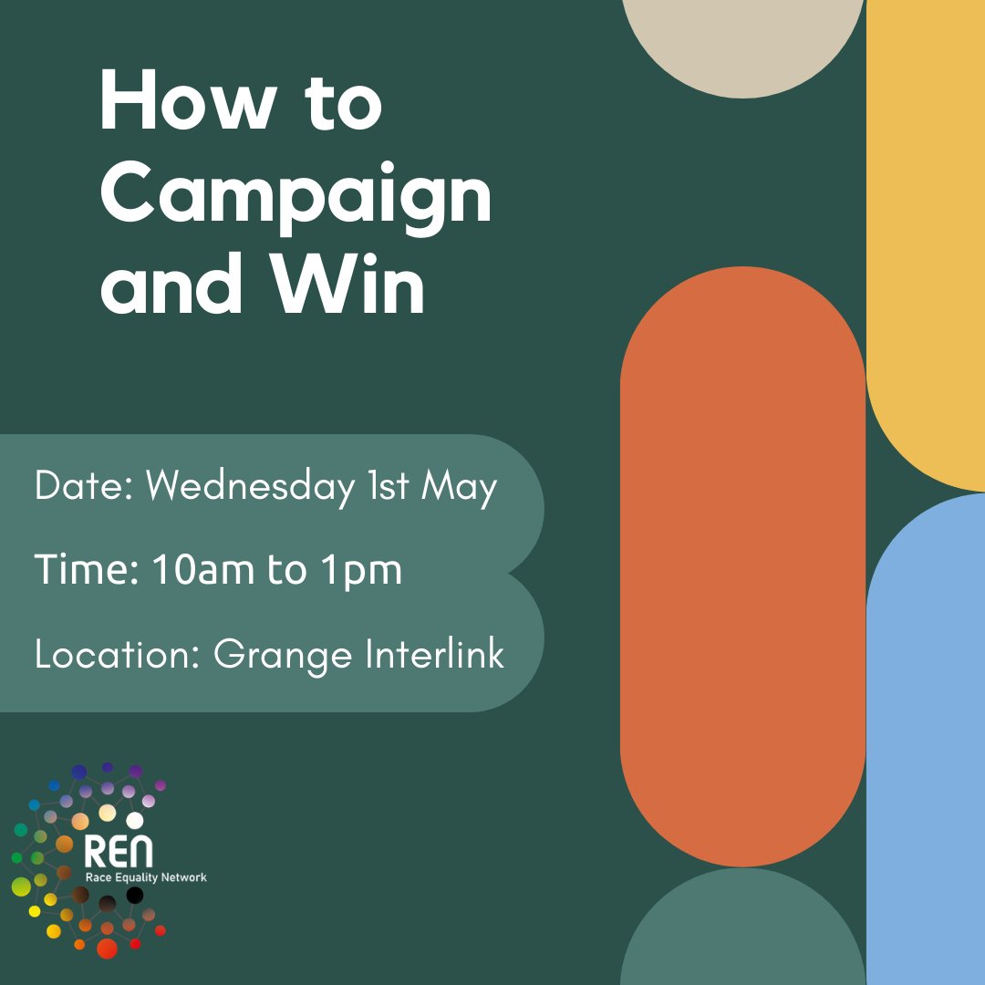 We are holding an exciting session on campaigning and creating change! Join us to learn more! 📅 Wednesday 1st May 🕐 10am to 1pm 📍 Grange Interlink Sign up now via Eventbrite: eventbrite.co.uk/e/how-to-campa…