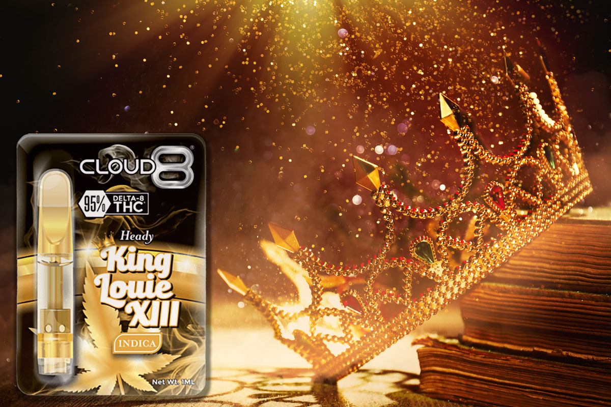 Cloud8Delta8's tweet photo. 👑LONG LIVE THE KING! 👑

Allow yourself the royal treatment with King Louie XII: A heavy-hitting Indica.

https://t.co/vAiPvWChDi

#cloud8
#delta8
#royalehigh 
#FridayVibes 
#vape 
#cannabisindustry https://t.co/OW7TswTcsS
