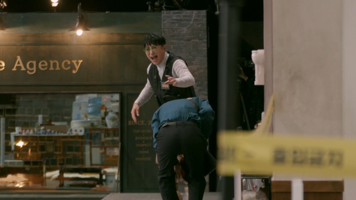 SquadBaechu's tweet image. Gonna take this opportunity to post some of my favourite moments/screenshots from Crime Scene Returns (a mini 🧵)