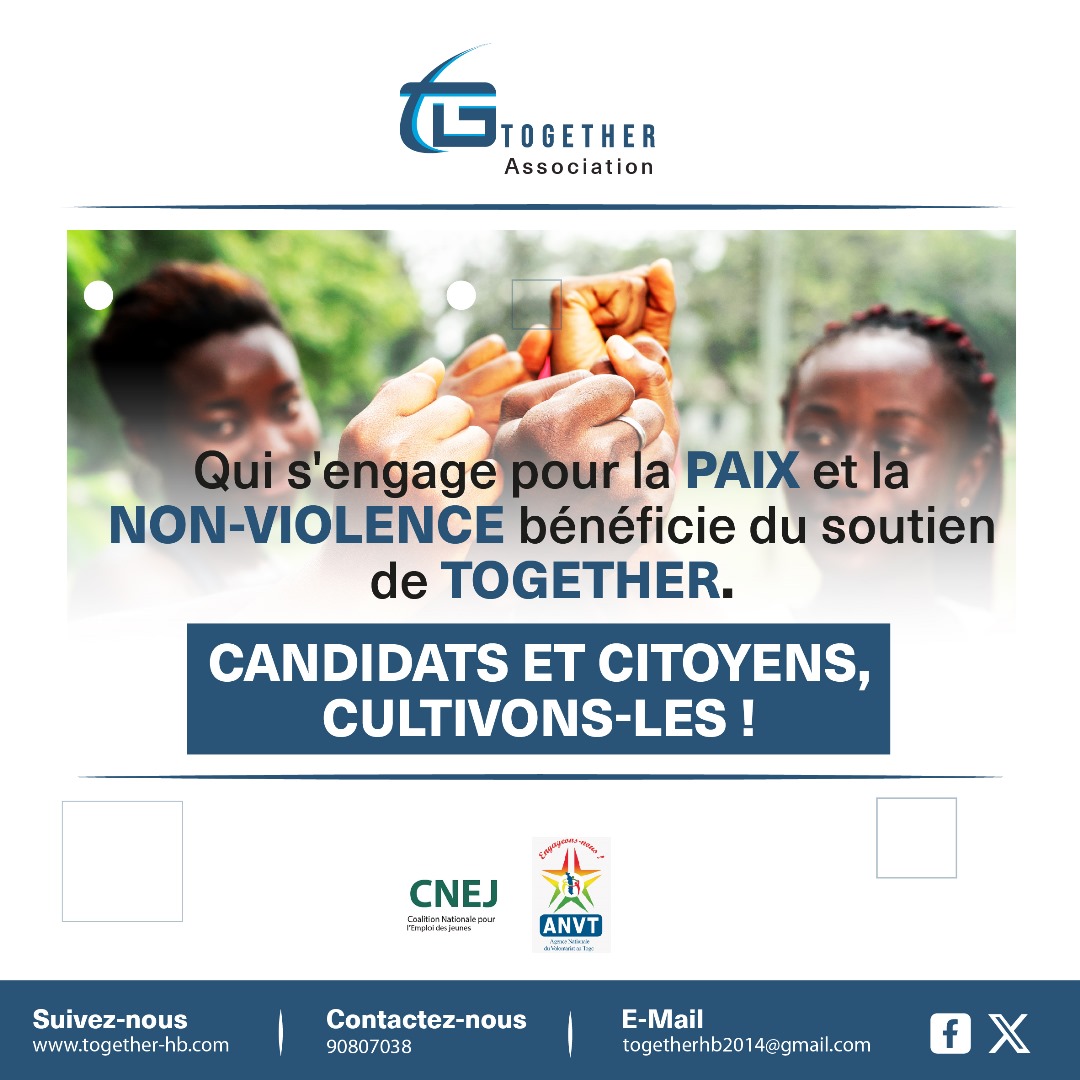 Chers frères/Sœurs ! Incarnons les valeurs de paix, de cohésion sociale et de vivre-ensemble au quotidien dans notre entourage et communauté.👇🏿
1/3
#Togo