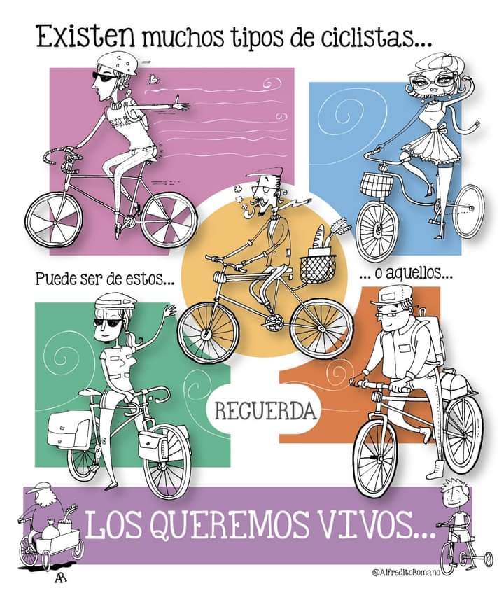 #BuenViernes y #QueremosLlegarAcasa. 🚲

#MejorEnBici #NoMasMuertesViales 
#30DiasEnBici #CDMX