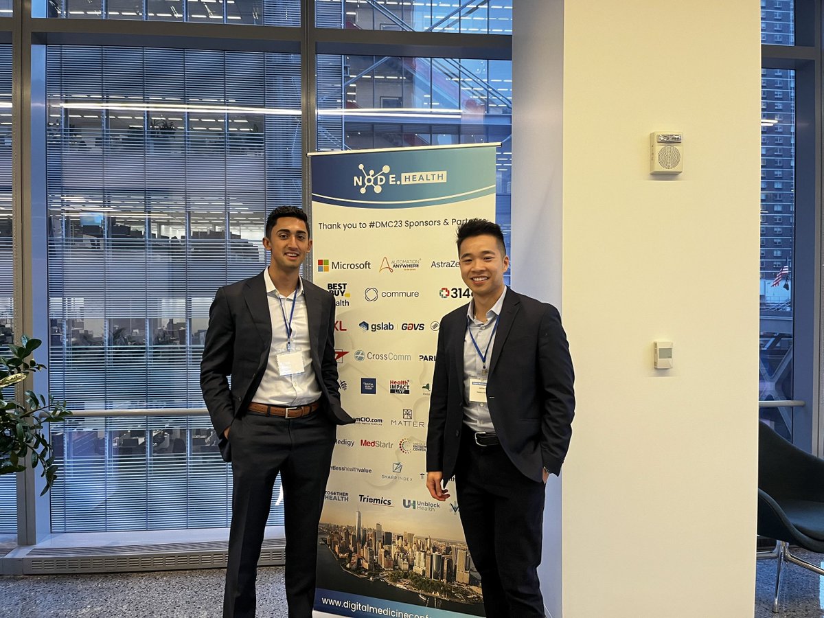 Exciting news! Adrian Chen & Nandan Vithlani, 2nd-year med students, 🥇clinched 3rd place at Hofstra's #Digital Remedy Venture Challenge with their #healthcare app, SurgID! 💡 Kudos for their innovative spirit & entrepreneurial drive. Read more ow.ly/8Olt50RjNCj