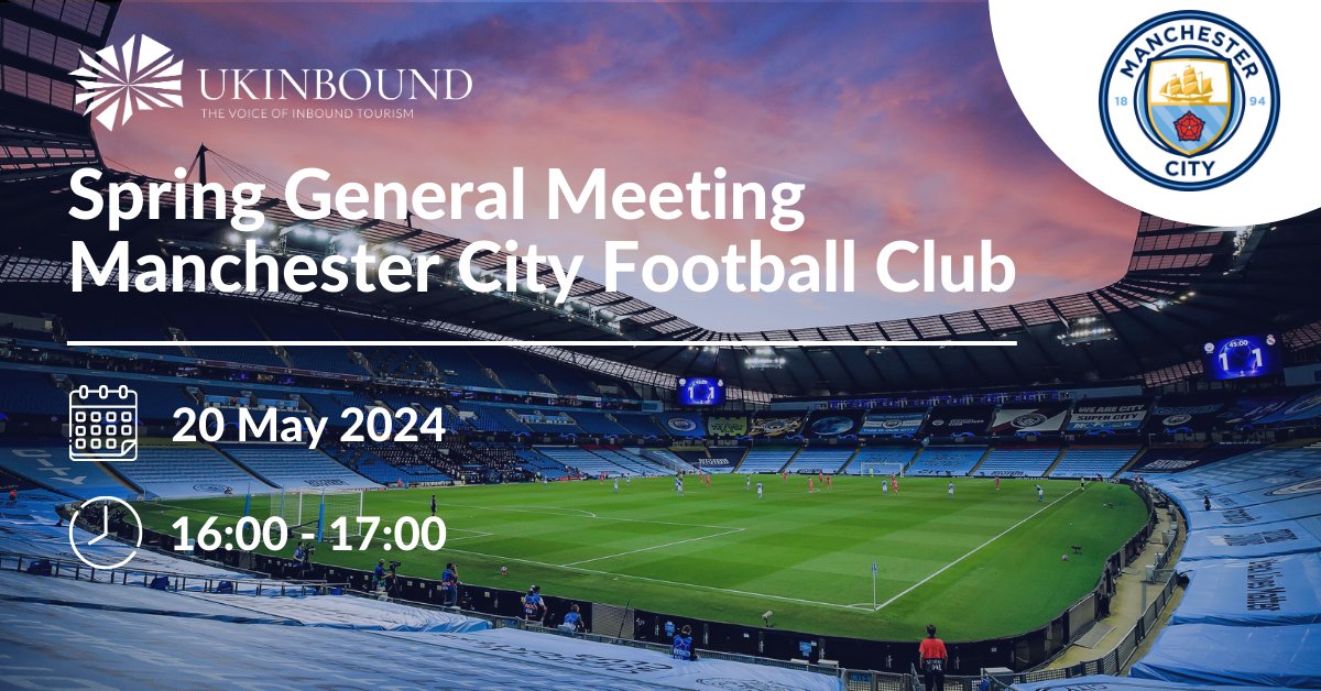 Members - join us for our Spring GM at @ManCity Football Club. Hear Association updates from CEO Joss Croft OBE and insights from guest speaker Nick Brooks-Sykes, @marketing_mcr, followed by #networking with fellow #traveltrade professionals. Book now: bit.ly/4b5rBrH