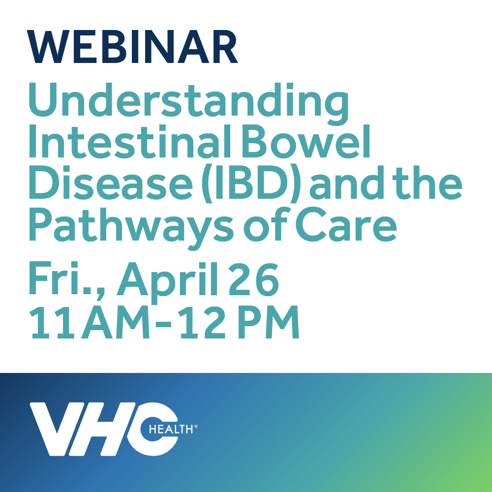 Learn from VHC Health experts about steps to diagnose & treat IBD related conditions like Crohn’s disease & ulcerative colitis + treatment options. ➡️ register.gotowebinar.com/register/72756…