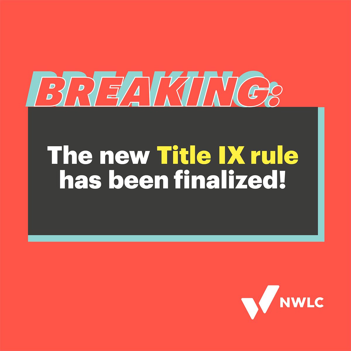 FINALLY! Today, after years of pressure from students and advocates, the Biden administration finalized updates to the Title IX rule.