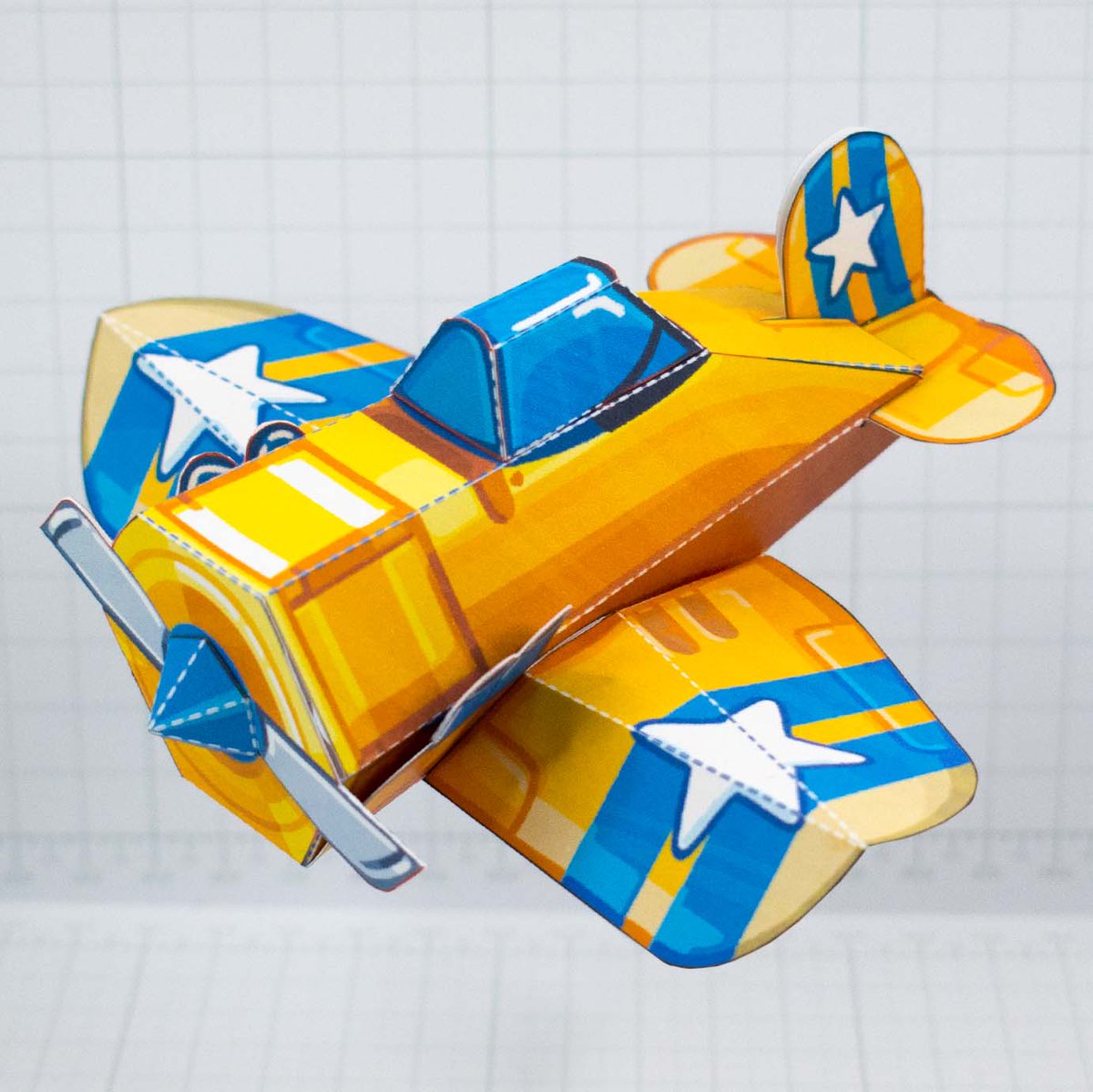 here's some papercrafts i designed for @skiesofchaos i think the plane is one of my greatest pieces of all time 🛩🐇 i love working on #papercraft for #indiedev projects because every part of them oozes passion