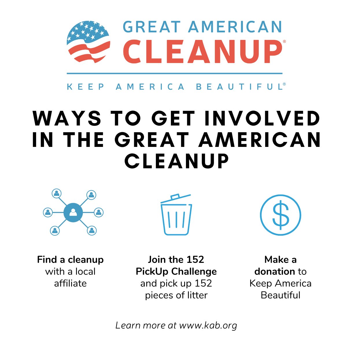 The 2023 #GreatAmericanCleanup was AMAZING 🌱🎉 We can’t wait to see how much impact we have in 2024! Learn how you can get involved this year and sign up today: bit.ly/3T5N8ZT #KeepAmericaBeautiful #152PickUpChallenge #DoBeautifulThings