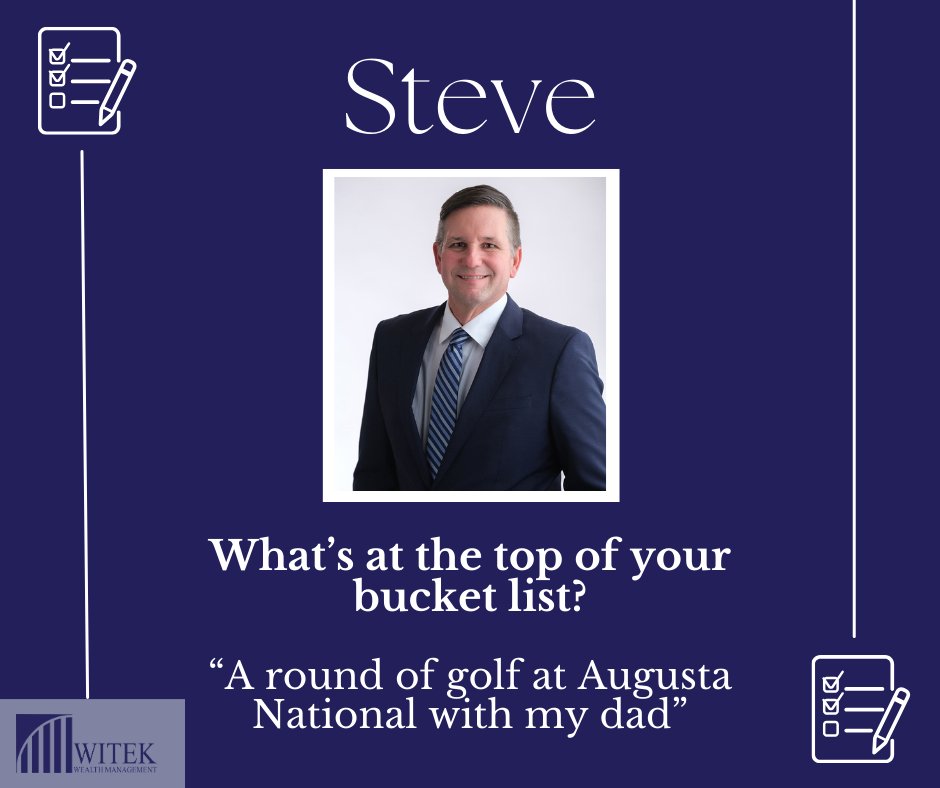 It was Steve!

#WitekWealthManagement #GuessWho #MeetTheTeam