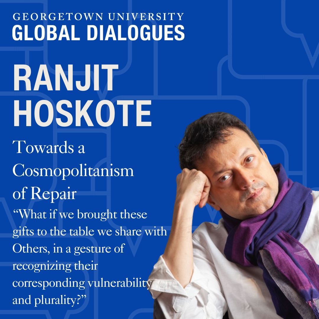 On the #GUGlobalDialogues Forum, contributors respond to @ranjithoskote and his discussion of neo-tribalism and how cosmopolitanism can help repair our world with empathic understanding and solidarity of the vulnerable. buff.ly/49FqGNj