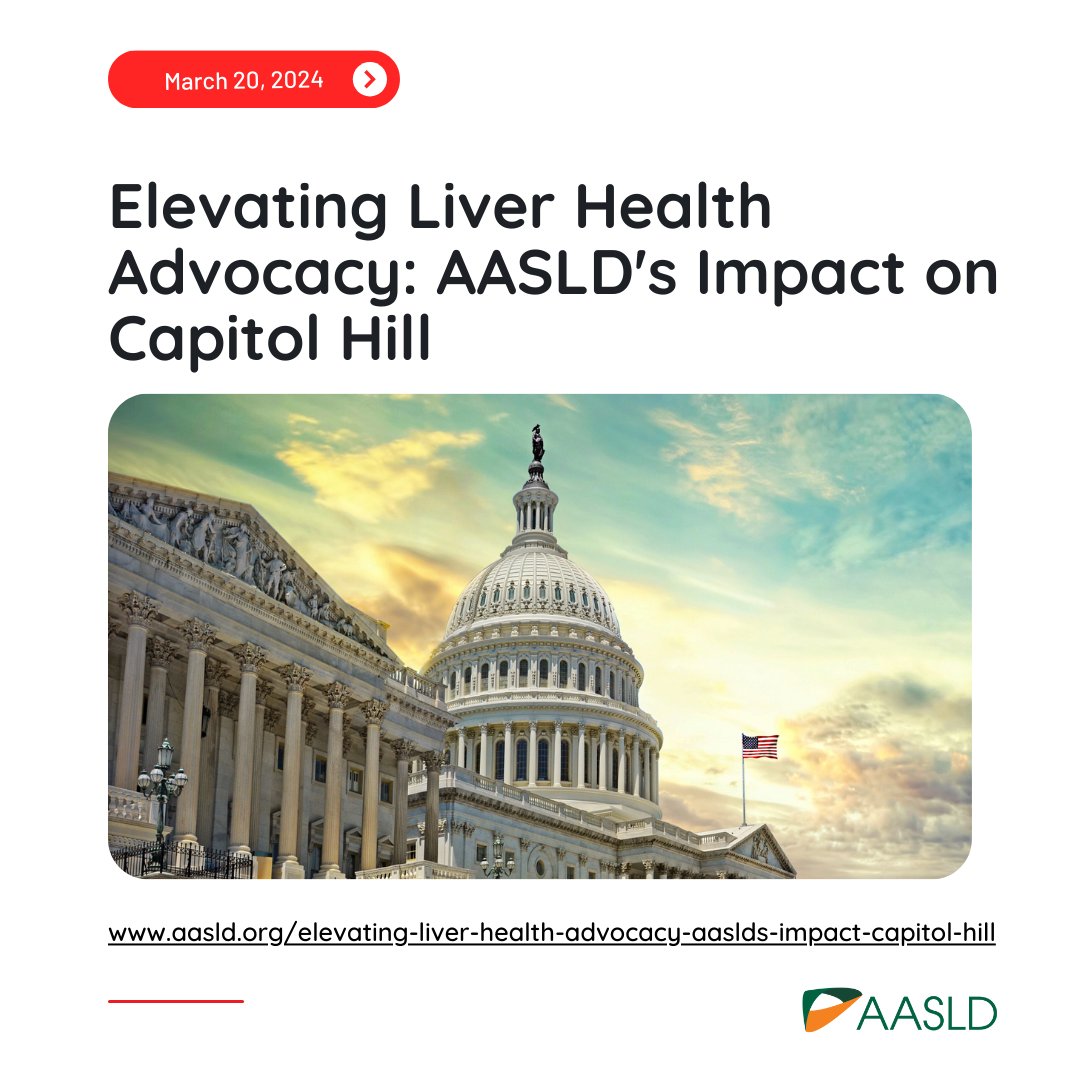 At AASLD we are committed to liver health. Our Capitol Hill Day on March 20, 2024, amplified our voice for crucial liver disease initiatives. Join us this #WorldLiverDay in elevating advocacy efforts to transform prevention and treatment. Learn more: aasld.org/elevating-live…