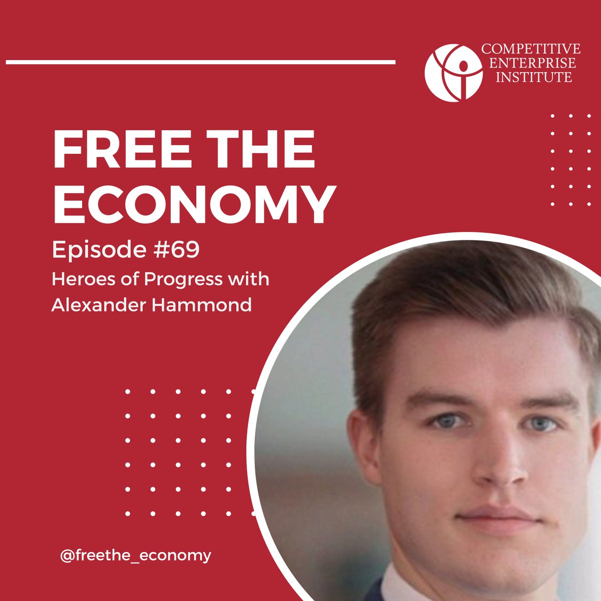 This week on @freethe_economy we welcome @AlexanderHammo, author of Heroes of Progress: 65 People Who Changed the World, to the show. Along with @RichardMorrison we discuss popular figures like Johannes Gutenberg and Norman Borlaug. Listen here: cei.org/podcast/heroes…