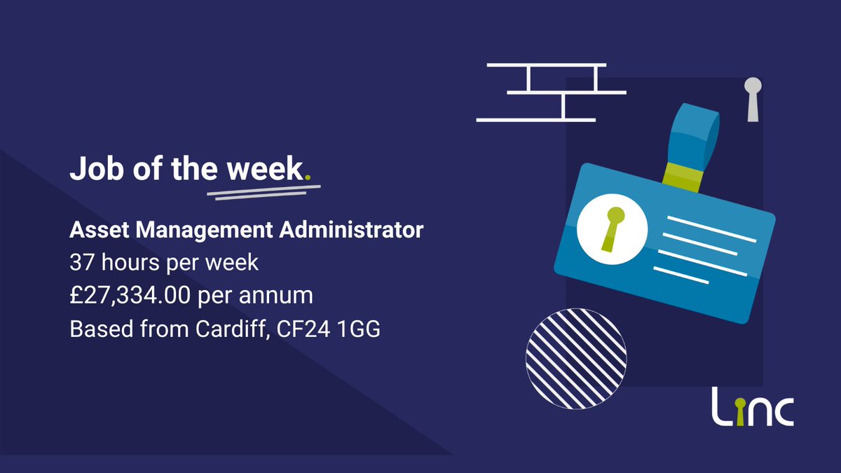 We're seeking an individual to join our team as an Asset Management Administrator! This role will provide clerical, administrative and frontline support to both the Compliant and H&S service areas. For more information on how to apply, visit our website! linc-cymru.co.uk/careers/vacanc…