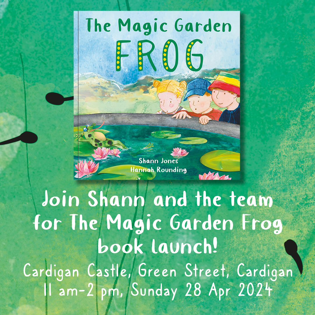 Calling all batrachophile's! or frog lovers (which is easier to say)⁠ ⁠ Author Shann Jones and her team invite you to join them for the book launch of 'The Magic Garden Frog'⁠ @cardigancastle ⁠Book your place now!