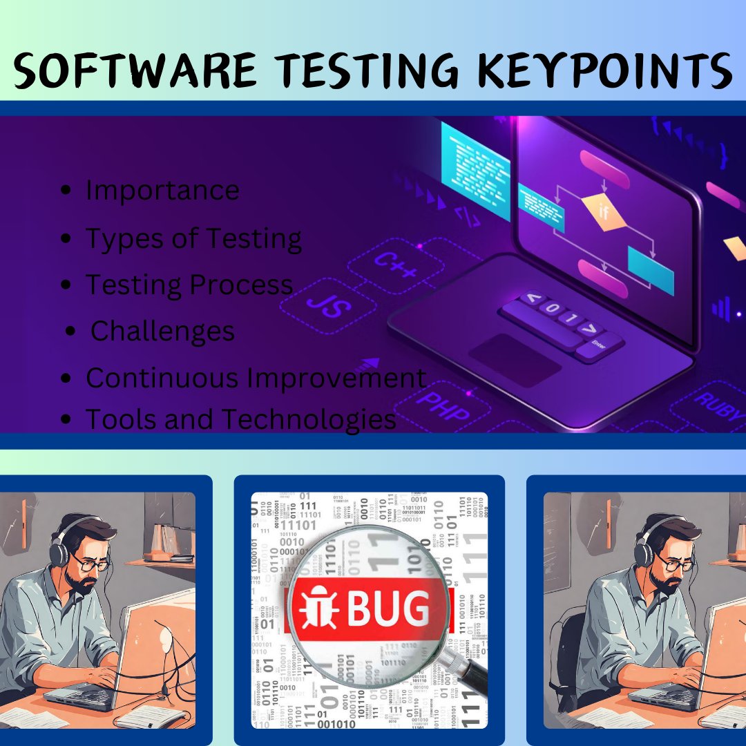 Klalit117's tweet photo. SOFTWARE TESTING KEY POINTS.
.
.
.
.
.
.
#SoftwareTesting #QualityAssurance #QA #TestingTools
@twitter, https://t.co/kQubbITVJ6
