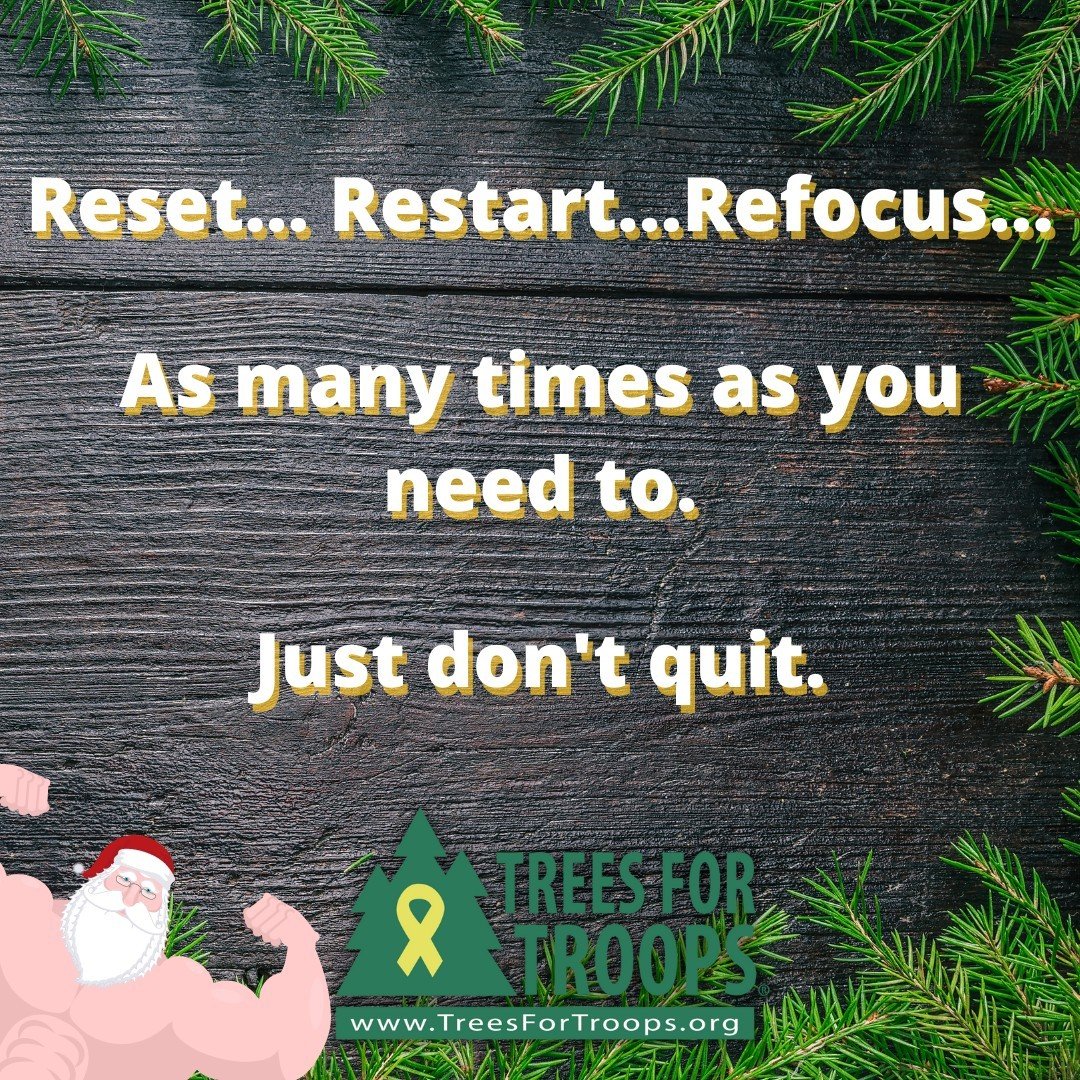 Trees4Troops's tweet image. 🔄🎄 Every day is a chance to #reset, #restart, and #refocus. Just like each Christmas tree brings new joy, every day brings new opportunities. Keep pushing forward! 

Join us: TreesForTroops.org 💪🌲

#T4T #TreesforTroops