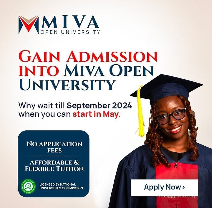 Inspired to join our vibrant community?

Don't miss out! Admissions for the May 2024 intake are closing soon.

Visit miva.university to learn more and apply.

Reach Higher!

#MivaOpenUniversity