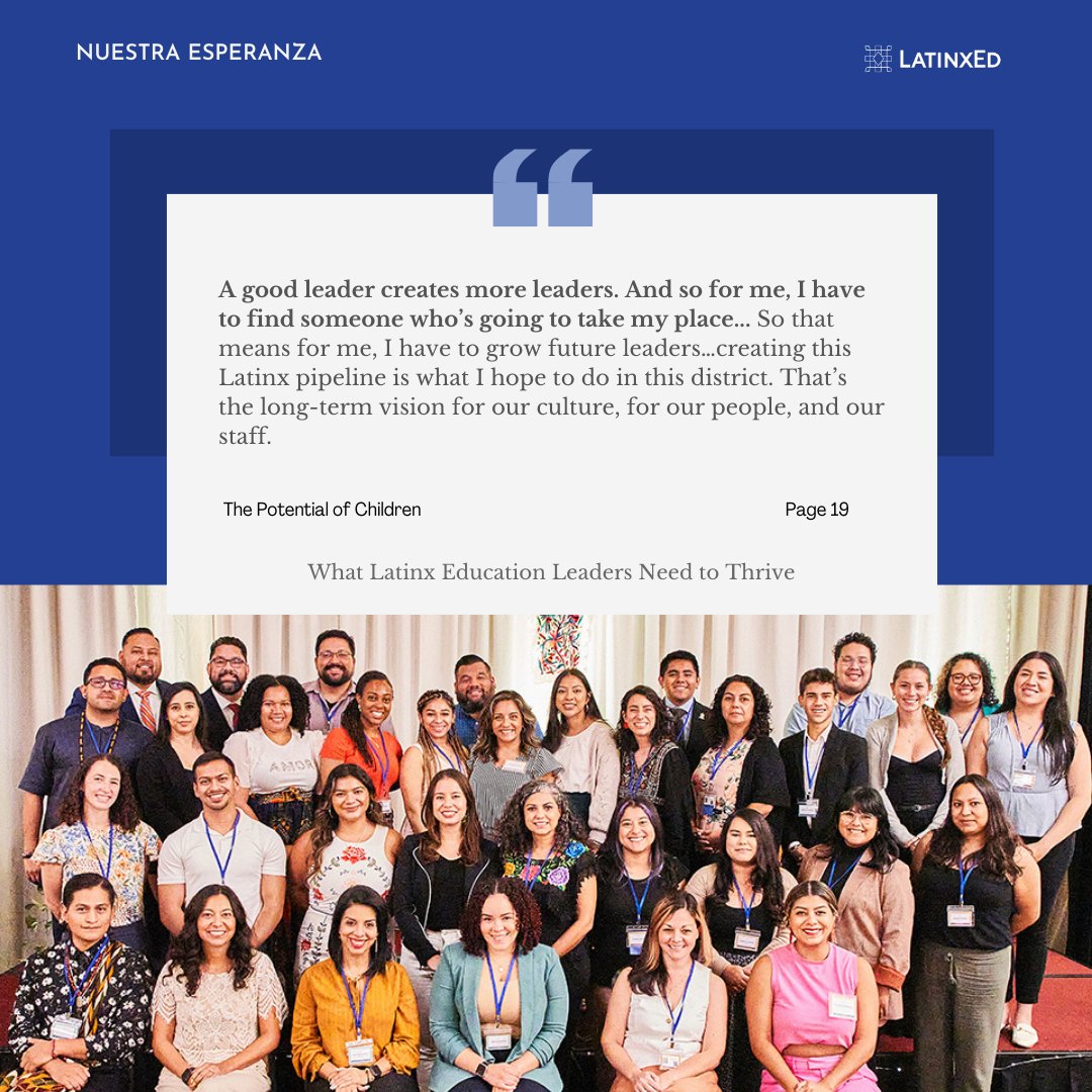 🌱 Edu trailblazers! We see you out there doing the good, necessary work and paving the path for future generations of leaders. 

🧡 Read our report today to learn how you can help build an ecosystem for Latinx education leadership to thrive in NC!⁠ l8r.it/xGa2