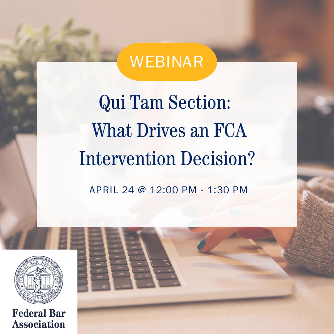 Join our webinar: What Drives an FCA Intervention Decision? April 24 @ 12:00 pm - 1:30 pm Register here: ow.ly/69AJ50R56B6