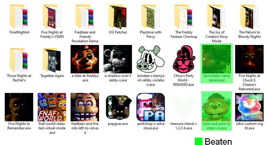 Been wanting to play many good FNAF fangames, these are what I have rn, any recommendations?