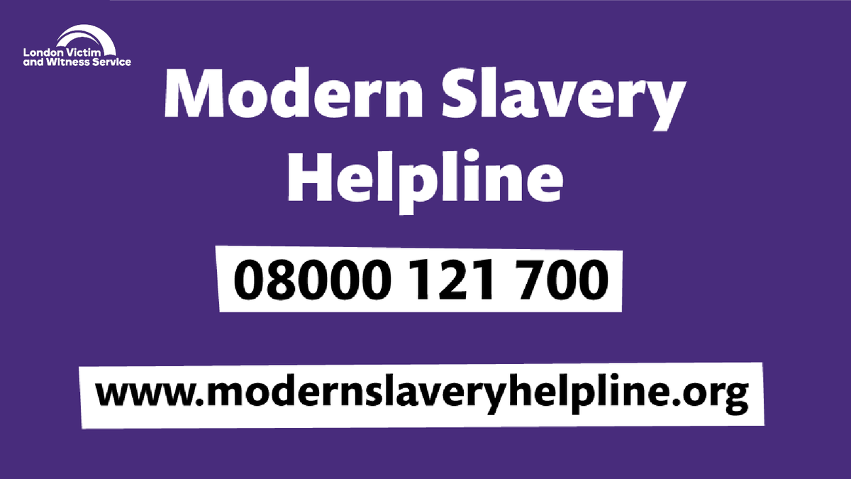 It’s easy to think that it would never happen where you live, but #HumanTrafficking and #ModernSlavery can happen to anyone, anywhere. Children, young people and vulnerable adults are at a higher risk of being targeted. 📞0808 168 9291 💬londonvws.org.uk