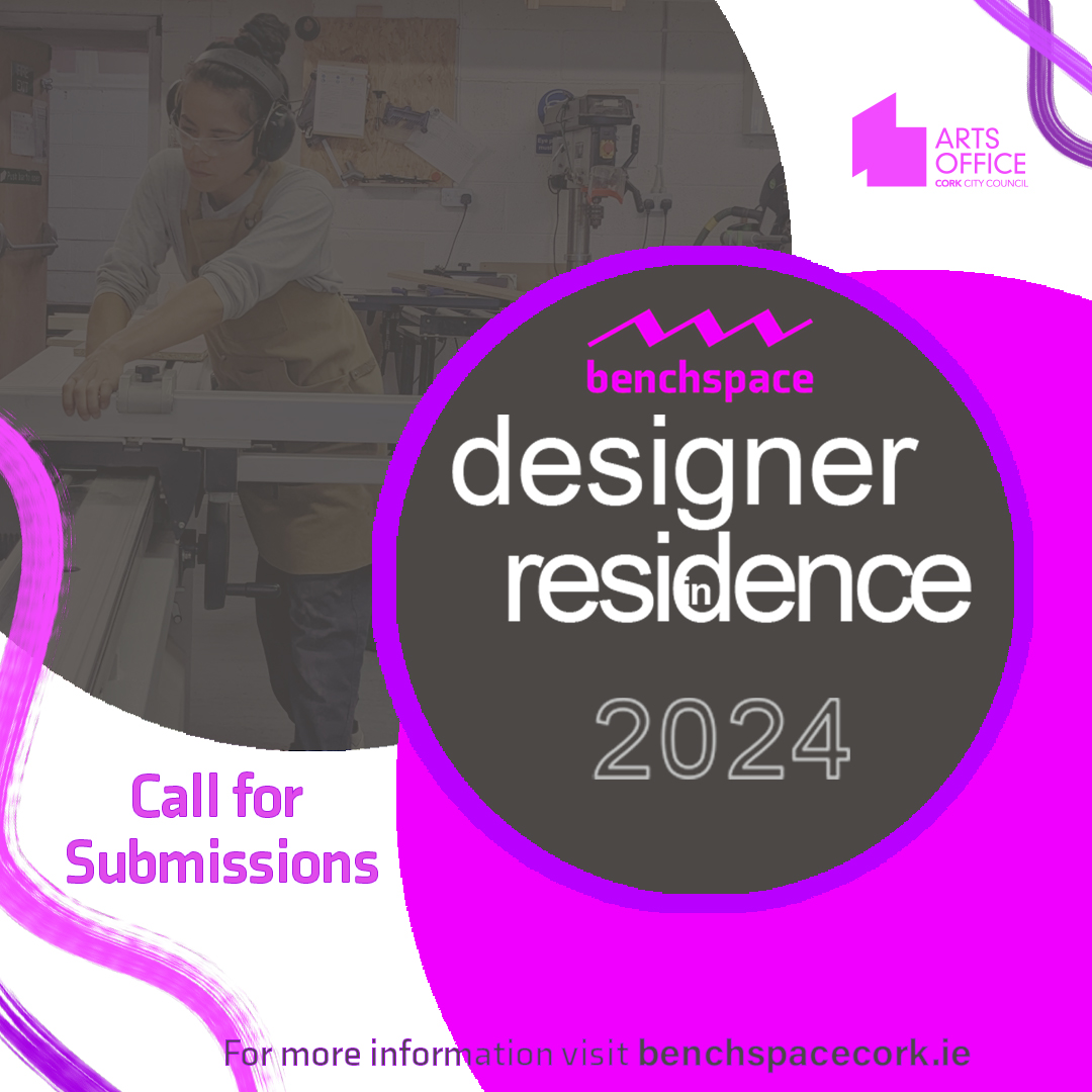 📢 Open call: 2024 Designer in Residence with Benchspace Cork Designers can now apply for a fantastic opportunity where they will have the chance to create a new body of work or facilitate the exploration of innovative methodologies using Benchspace’s facilities. It also…