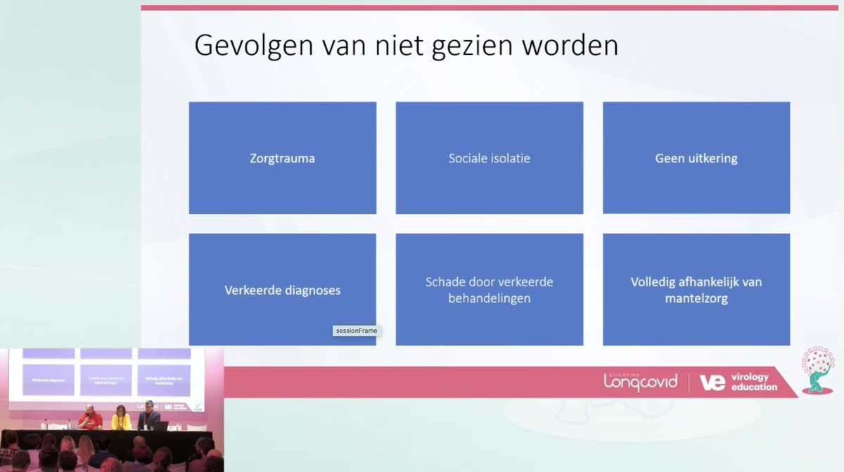 Paar slides van Eelco! 

Hier de gevolgen van het niet gezien worden van #MECVS