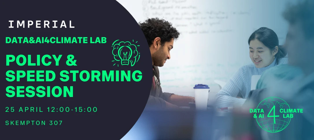 📅 Data & AI 4 Climate Lab are bringing together data, AI & climate experts across @Imperialcollege to inspire & facilitate discussions and form collaborative projects to be proposed in a competition for JOINT FUNDING. Join us on April 25 ✍ ️ow.ly/O4Jh50Rg3p5
