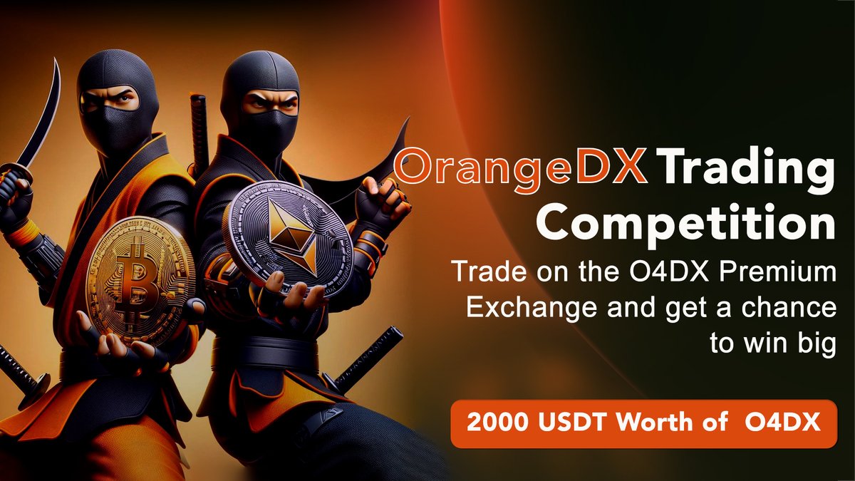 🎉 The O4DX Trading Competition is officially LIVE! 🚀 Compete and showcase your trading skills! 💪📈 Open to all , don't miss out on the chance to win exciting rewards. 🎁💼 Competition ends on April 22nd, 12pm UTC. ⏰ The Leaderboard will be posted and updated every 4 hours