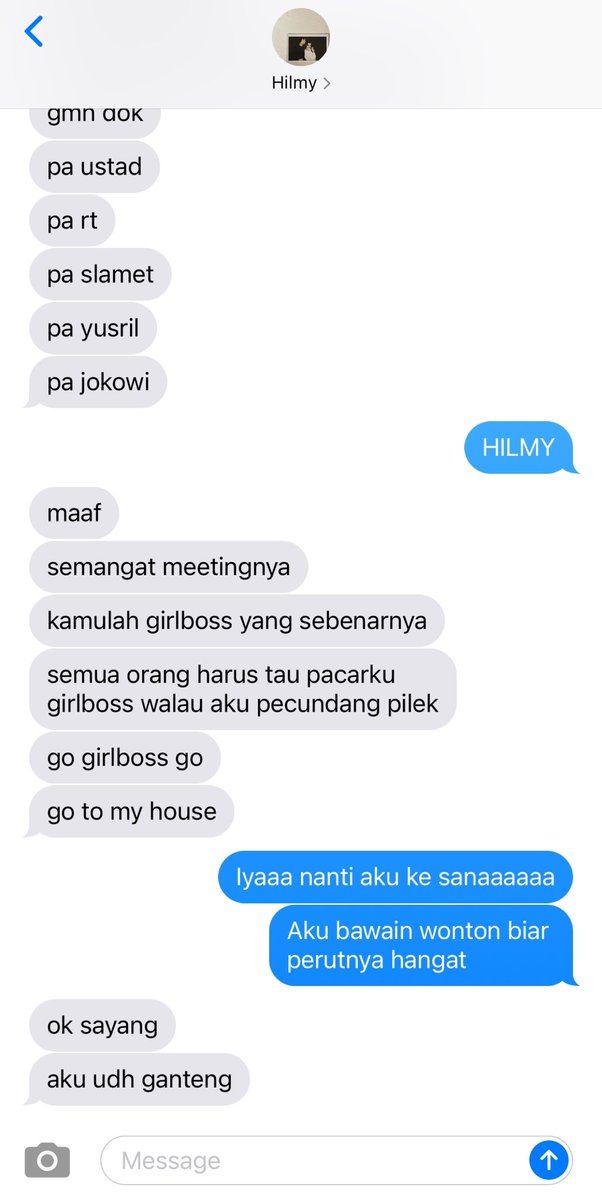Hilmy lagi demam