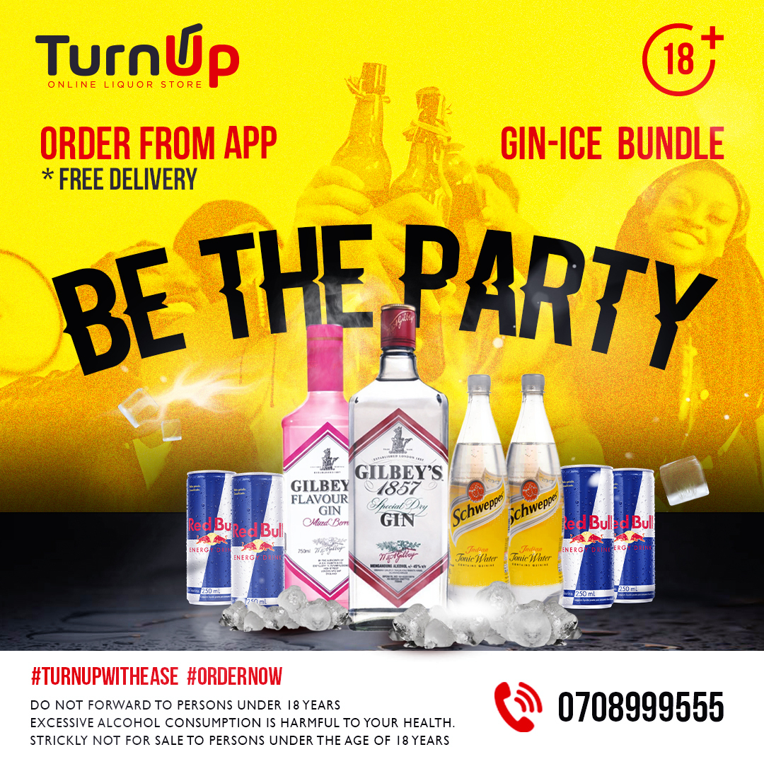 Gather your crew, pick your poison, and let us deliver the party for free straight to your door. 
#TurnUpWithEase #OrderNow #FreeDelivery