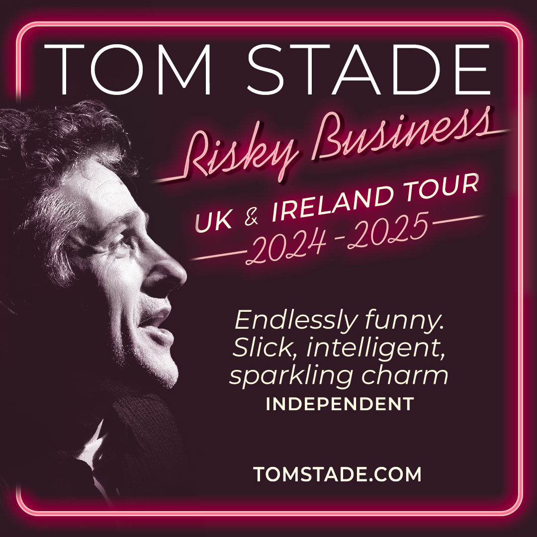 @TomStadeComic: Risky Business · Weds · 22 Jan · 7:30pm · 🎟 trinitytheatre.net/events/tom-sta… Join this independent spirit and irrepressible force of nature, as he airdrops his ingenious and unflinching comedy into an ever-changing minefield. @knightfrank