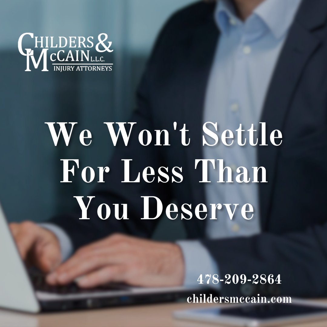 Our highly experienced legal team is willing to go the distance and are ready to take your case to trial.

#ChildersMcCain #GeorgiaAttorneys #Lawyers #InjuryLawFirm #LegalHelp #Attorneys