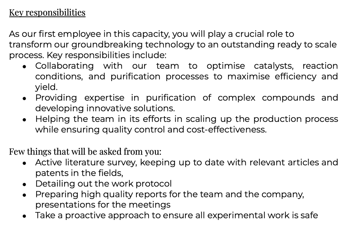 sandykilla's tweet photo. Sharing this exciting #postdoc opportunity with 'Syntetica' - early stage chemistry startup specialising in the recycling of synthetic textiles #catalysis #polymerisation #recycling 🩲🧪♻️ https://t.co/eAZ0ygQPZJ