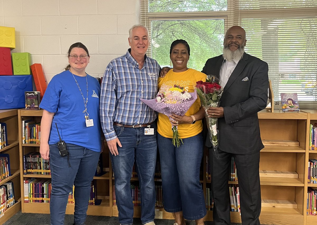Congratulations to our TA of the Year. She steps in wherever she is needed with a smile. We appreciate all she does to make our school...Simply the Best! @vbschools